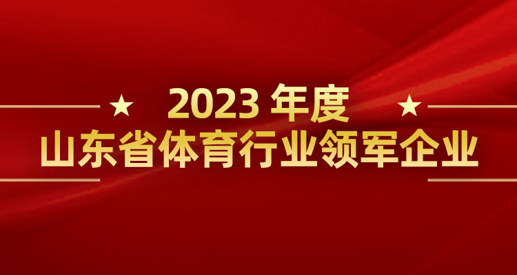 三柏硕获评2023年度山东省体育行业领军企业